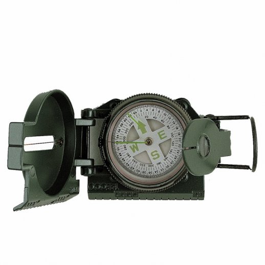 Oliven grønt militær kompas