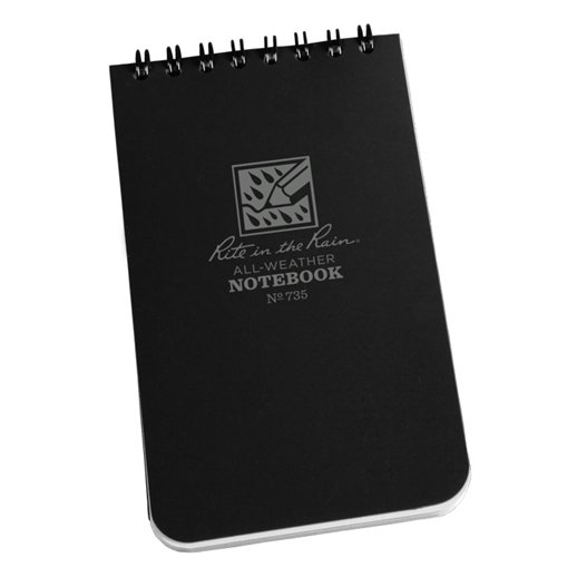 Rite In The Rain - Tactical Notebook Brystlomme - SORT