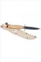 Spejderkniv med læderskede - 100 mm