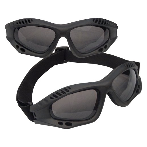 Solbrille Tactical Black Goggles