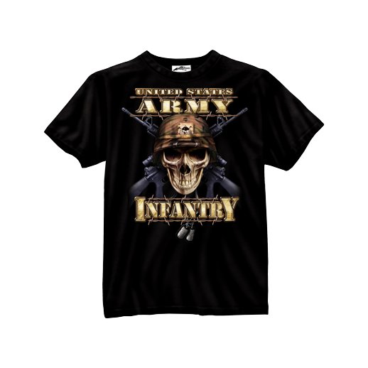 T-shirt Infantry Skull