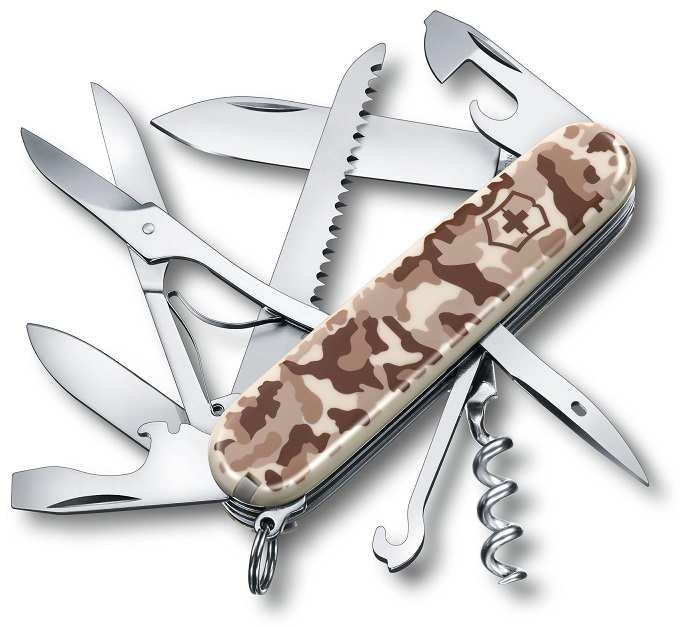 sindsyg udmelding Vellykket Victorinox Huntsman lommekniv i camouflage