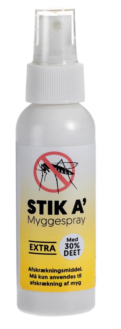 Stik A' Myggespray 30% - 100ML sprayflaske