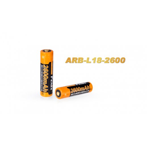 Fenix 18650 Lion Genopladeligt Batteri 2600mAh