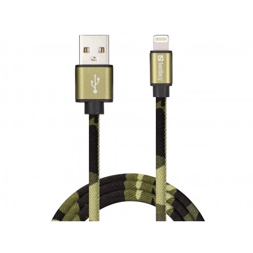 Sandberg USB Lightning Kabel 1m - Camouflage