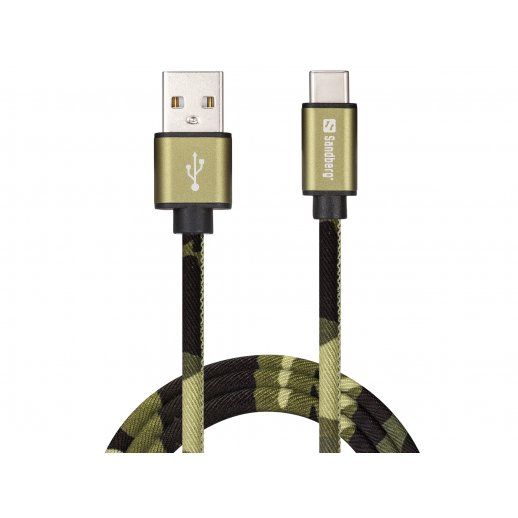 Sandberg USB-C Kabel 1m - Camouflage