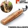 Light my fire - Tinder-on-a-Rope