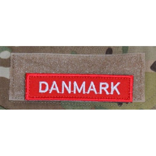 Danmark på Velcro Patch