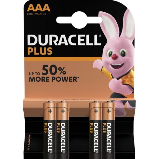 Duracell AAA / LR03 batterier - 4 stk