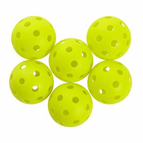 Pickleball bolde 6 stk | til indend�rs og udend�rs spil